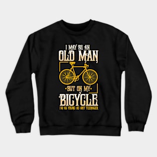 bicycle ride vector Crewneck Sweatshirt